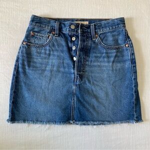 Levi's Blue Mini Skirt Casual